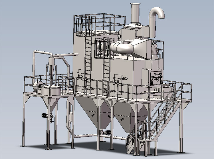 WSD系列臥式干燥機3D圖